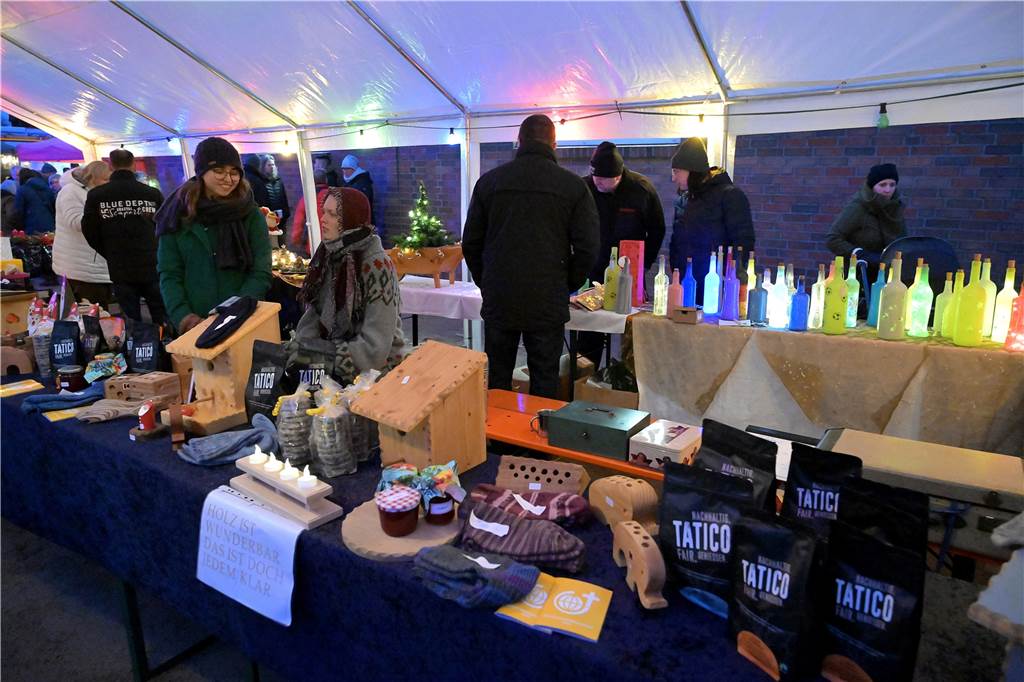 Klein, aber fein - so war der Cappenberger Weihnachtsmarkt.