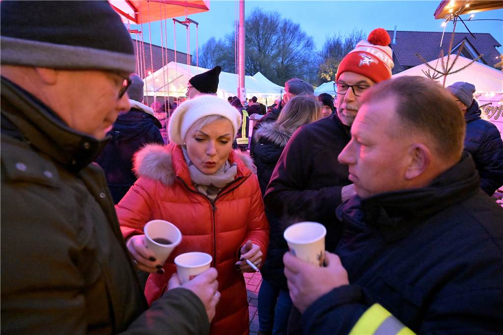 Klein, aber fein - so war der Cappenberger Weihnachtsmarkt.
