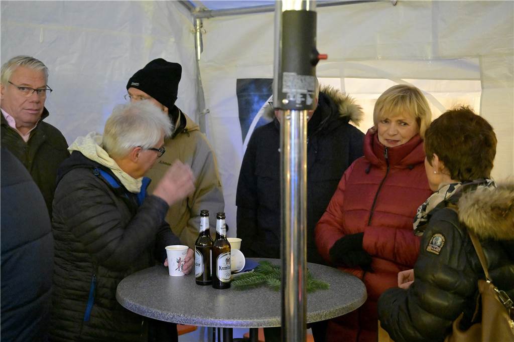 Klein, aber fein - so war der Cappenberger Weihnachtsmarkt.