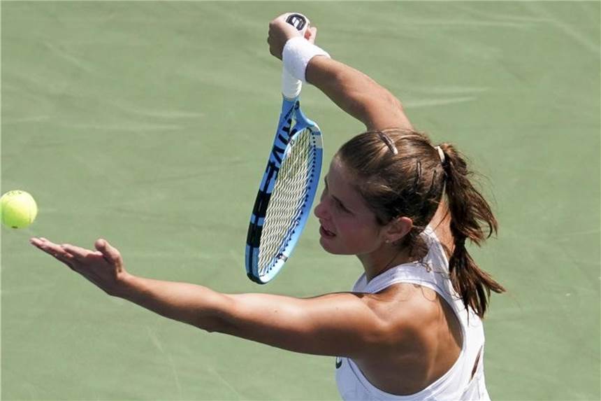 Görges in Tennis-Weltrangliste erstmals Nummer neun Kletterte in der Weltrangliste in die Top-10. Foto: John Minchillo/AP