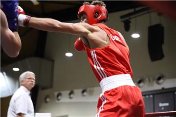 Klim Vogt (18) hat bei den Golden Gloves, einem internationalen Boxturnier in Australien, gekämpft.
