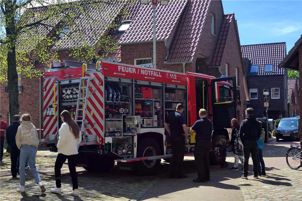 Ein Feuerwehrauto.