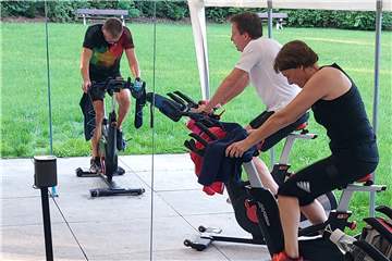Knapp eine Stunde dauert eine Spinning-Einheiten beim SV Lünen. 