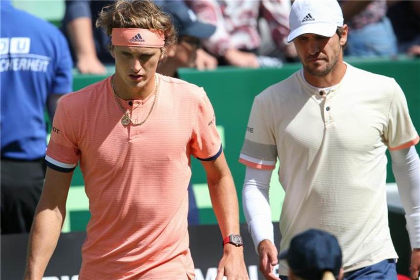 Duell der Zverev-Brüder in Washington möglich Könnten in Washington aufeinandertreffen: Alexander und Mischa Zverev. Foto: Friso Gentsch