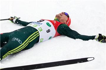 Kombinierer Fabian Rießle setzte sich in Ramsau durch. Foto: Georg Hochmuth