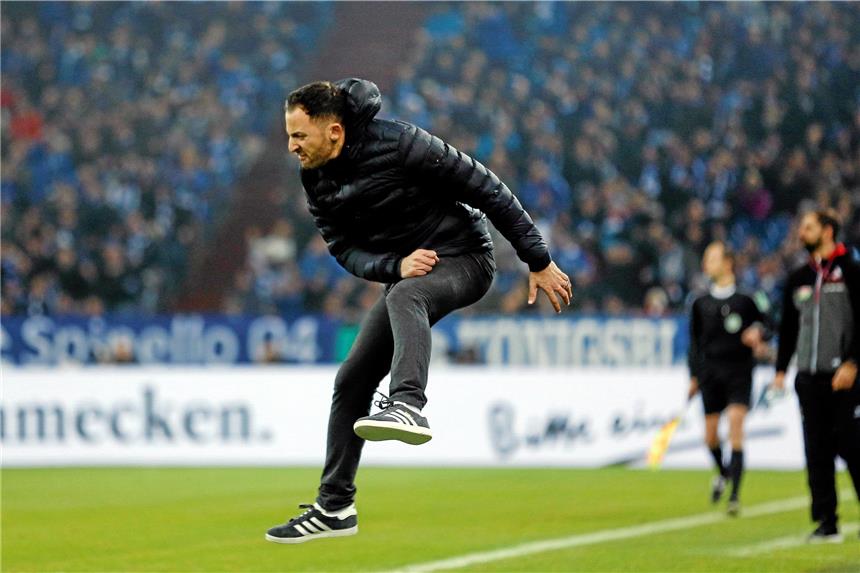 Domenico Tedesco, der königsblaue Menschenfänger Kommt mit seiner Art bei den Spielern gut an: Schalkes Überflieger Domenico Tedesco.