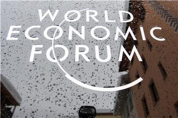 Kongresszentrum in Davos in dem das Weltwirtschaftstreffen abgehalten wird. Vom 23. bis 26. Januar treffen sich hier mehr als 3000 Teilnehmer, darunter etwa 70 Staats- und Regierungschefs. Foto: Xu Jinquan