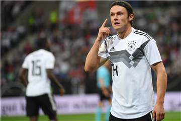 Konnte sich bei seinem Debüt gleich als Torschütze im DFB-Team feiern lassen: Nico Schulz. Foto: Arne Dedert