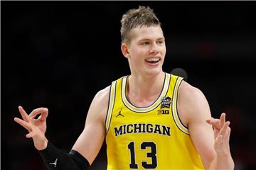 Konnte sich für die Los Angeles Lakers empfehlen: Basketball-Talent Moritz Wagner. Foto: Eric Gay/AP