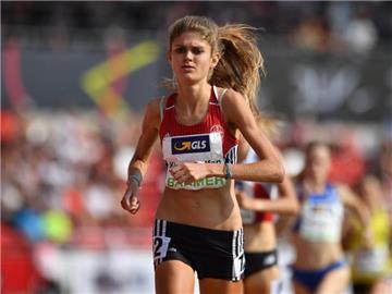 Konstanze Klosterhalfen gibt in London ihr WM-Debüt. Foto: Bernd Thissen