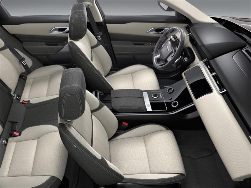 Die Autoindustrie nimmt Abschied vom Leder Kooperation: Für den neuen Range Rover Velar hat sich Land Rover mit einem Möbeldesigner zusammengetan, der für die Sitze einen eigenen Stoff entwickelt hat. Foto: Jaguar/Land Rover/dpa-tmn