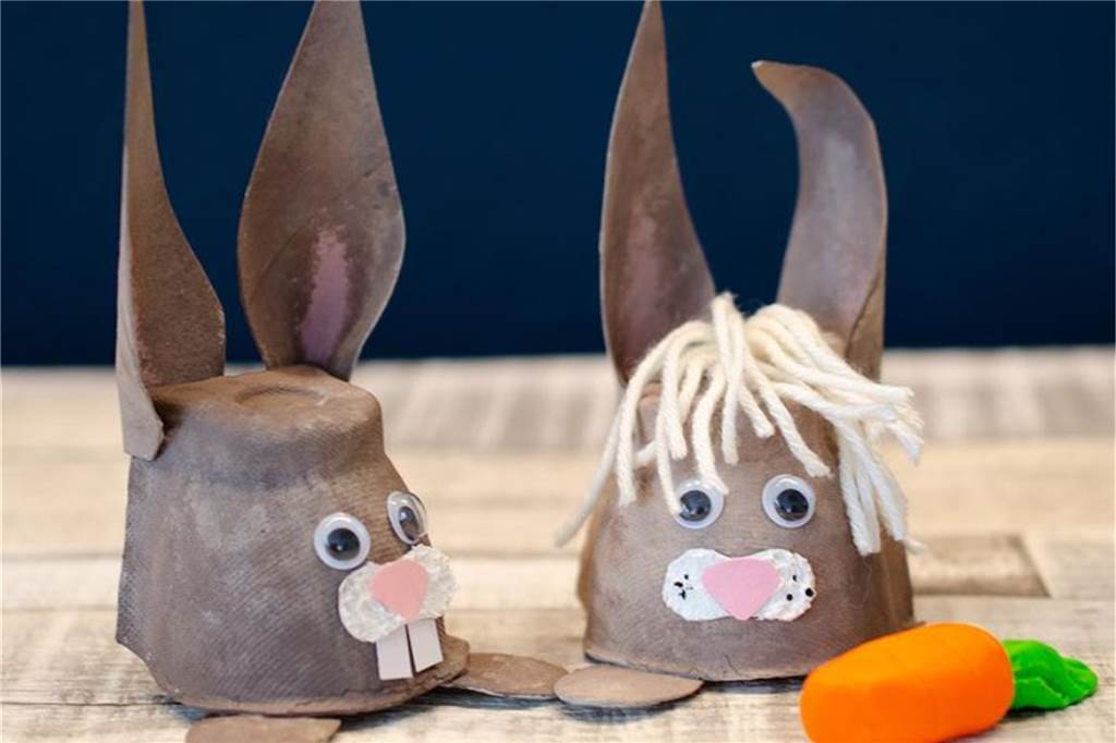 Oster-Basteln Last Minute: Gute-Laune-Ideen zum Nachmachen Kreativität zahlt sich aus.