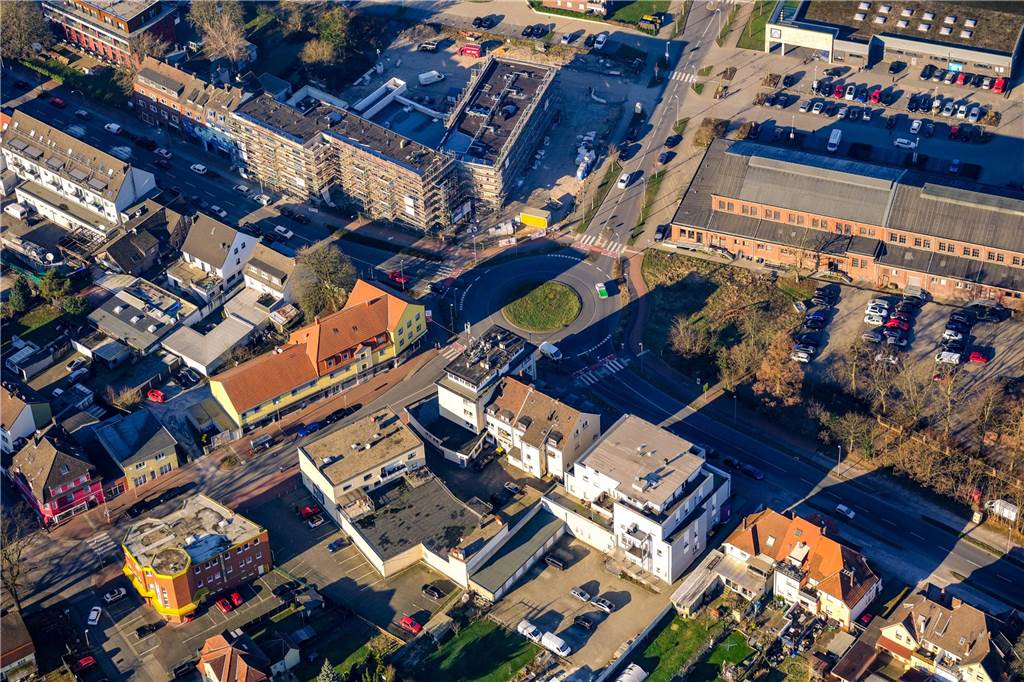 Kreisverkehr Zechenstraße Halterner Straße.