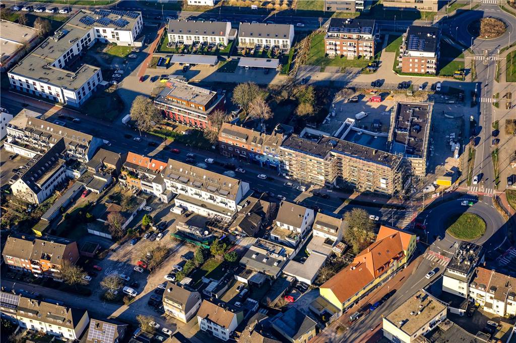 Kreisverkehr Zechenstraße Halterner Straße.