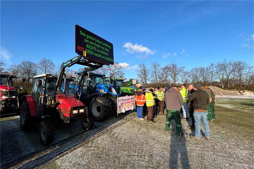 Bauerndemo am 8.1.2024 in Recklinghausen