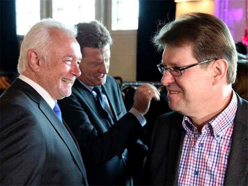Kubicki-Attacke auf Stegner: "Erdogan der SPD" Kubicki (l) relativierte seine Kritik an Stegner. Foto: Carsten Rehder/Archiv