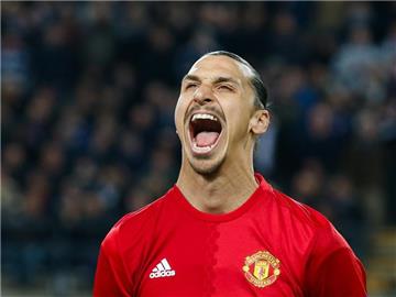 Künftig mit der zehn statt der neun auf dem Rücken: Zlatan Ibrahimovic von Manchester United. Foto: Bruno Fahy