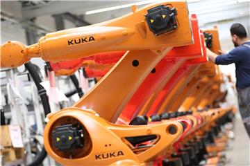 Kuka war im vergangenen Jahr von Midea übernommen worden, einem südchinesischen Hersteller von Hausgeräten und Klimaanlagen. Foto: Karl-Josef Hildenbrand