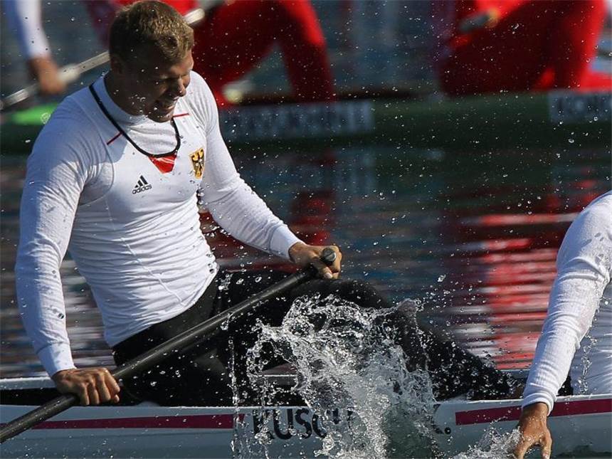 Drei deutsche Kanu-Olympiasieger verpassen die WM Kurt Kuschela gewann in London Gold. Foto: Robert Ghement
