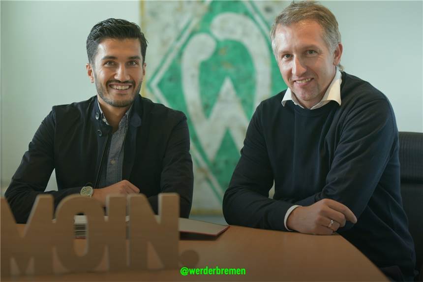 BVB-Mittelfeldspieler Sahin wechselt zu Werder Bremen Kurz vor seinem 30. Geburtstag schlägt Nuri Sahin (l.) einen neuen Karriere-Weg ein.