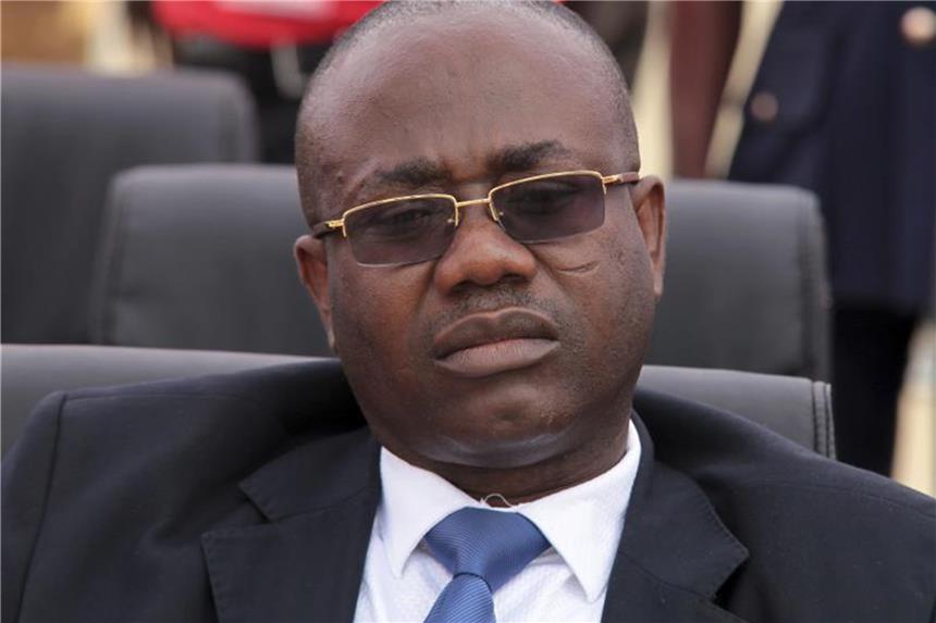Ghanas Verbandspräsident tritt von FIFA-Amt zurück Kwesi Nyantakyi, Präsident des Fußballverbandes von Ghana, wird Korruption vorgeworfen. Foto: Christian Thompson/AP