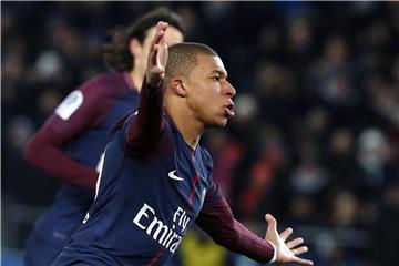 Kylian Mbappé erzielte zwei Treffer für Paris Saint-Germain. Foto: Thibault Camus/AP