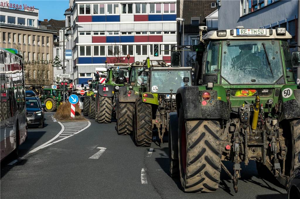 Bauerndemo am 8.1.2024 in Recklinghausen