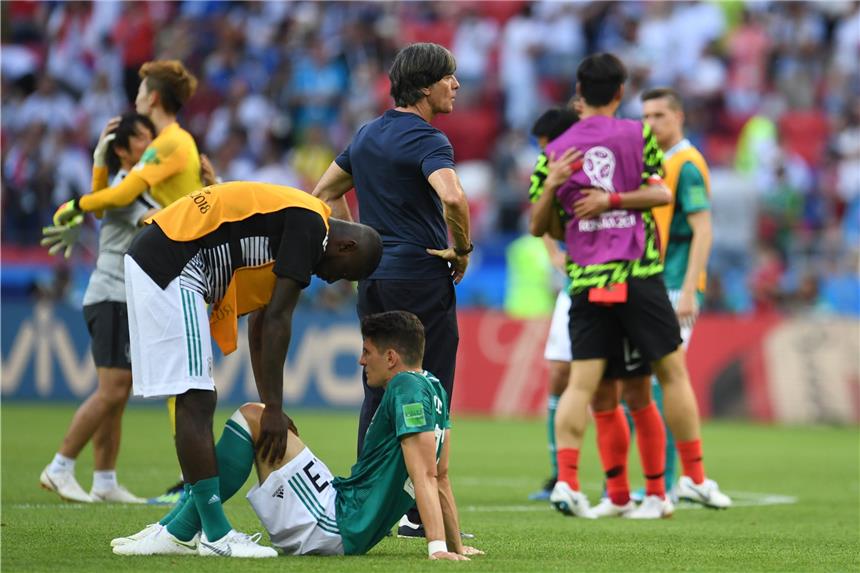 Deutsches Desaster in Kasan - Löw lässt Zukunft offen Lässt seine Zukunft offen: Bundestrainer Joachim Löw.