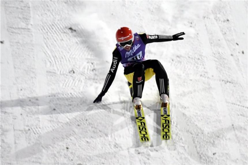Eisenbichler fliegt in Lahti auf Platz zwei Landete in Lathi auf Platz zwei: Skispringer Markus Eisenbichler. Foto: Markku Ulander