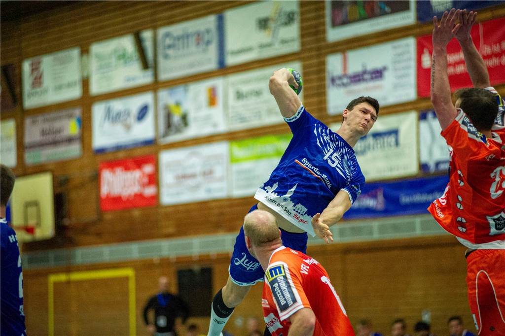 Lars Gadow und der HSC Haltern-Sythen müssen am Samstag noch ein letztes Mal ran in diesem Kalenderjahr.
