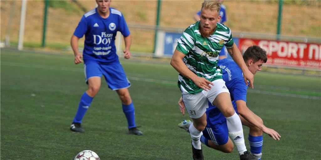 Jetzt geht‘s zum Topspiel: TG Almsick unter neuem Trainerduo an der Spitze Lars Gerwing (M.) ist einer der Leistungsträger der TG Almsick. Beim Topspiel in Nienborg wird er aber fehlen.