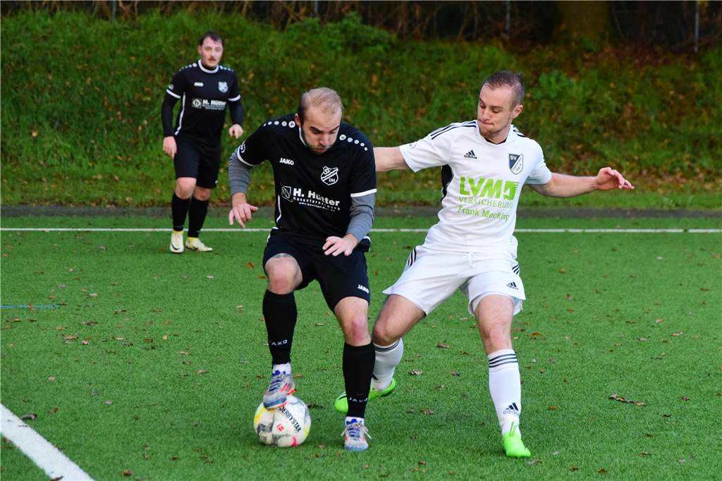 Lars-Peter Klingner im Zweikampf