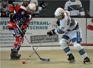 Lars Schellerhoff (r.) erzielte im Spiel beim TV Paderborn den Siegtreffer zum 3:2 für die Maidy Dogs