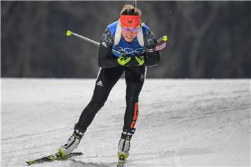 Laura Dahlmeier belegte im Sprint den sechsten Platz. Foto: Hendrik Schmidt
