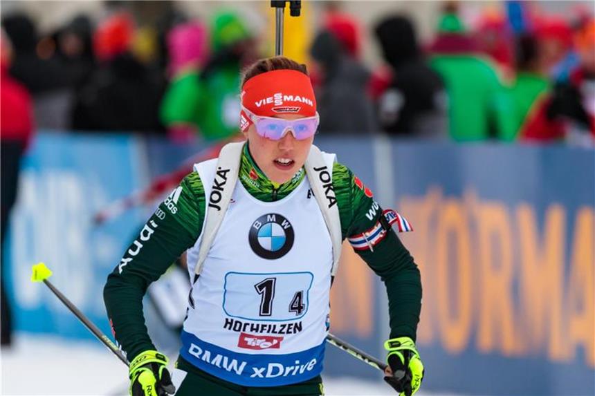 Biathlon-Star Dahlmeier startet in Oberhof Laura Dahlmeier geht beim Heim-Weltcup in Oberhof an den Start. Foto: Expa/Jfk