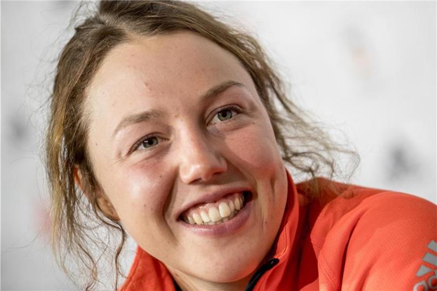 Dahlmeier vom Holmenkollen begeistert: „Das ist Biathlon“ Laura Dahlmeier ist begeistert angesichts des Traumwetters am Holmenkollen. Foto: Michael Kappeler