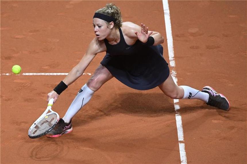 Kerber gibt auf - alle Deutschen in Stuttgart raus Laura Siegemund scheitert im Achtelfinale von Stuttgart an der Coco Vandeweghe aus den USA. Foto: Marijan Murat