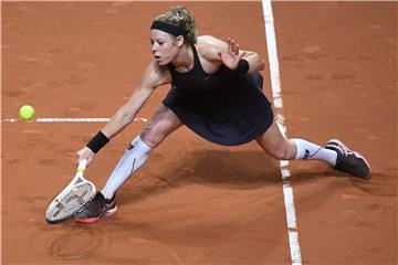 Laura Siegemund scheitert im Achtelfinale von Stuttgart an der Coco Vandeweghe aus den USA. Foto: Marijan Murat