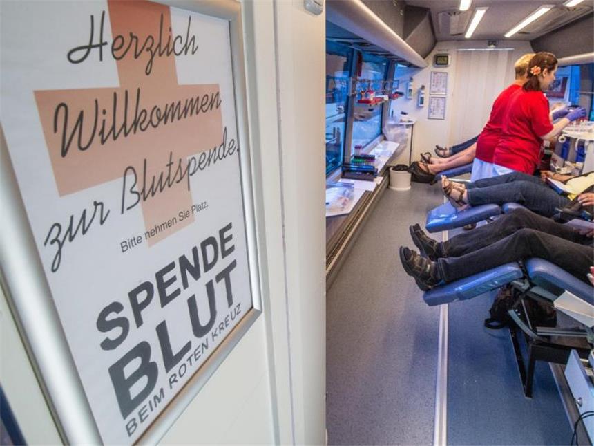 DRK: Mehr junge Blutspender gesucht Laut dem Deutschen Roten Kreuz sind nur etwa drei Prozent der Menschen in Deutschland bereit, Blut zu spenden. Doch der Bedarf steigt. Foto: Patrick Pleul
