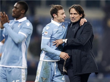 Lazio Rom ist nach dem Sieg über Inter Mailand ins Pokal-Halbfinale eingezogen. Foto: Riccardo Antimiani
