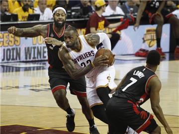 LeBron James demonstrierte in eigener Halle seine Überlegenheit. Foto: David Maxwell
