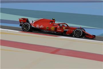 Legte im Abschlusstraining in Bahrain die Bestzeit hin: Ferrari-Pilot Kimi Räikkönen. Foto: Luca Bruno