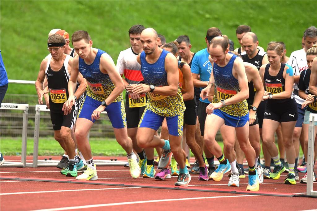 Leichtathletik, 6. Sparkassen Abendlauf des Recklinghäuser LC. Start 10-km-Lauf.