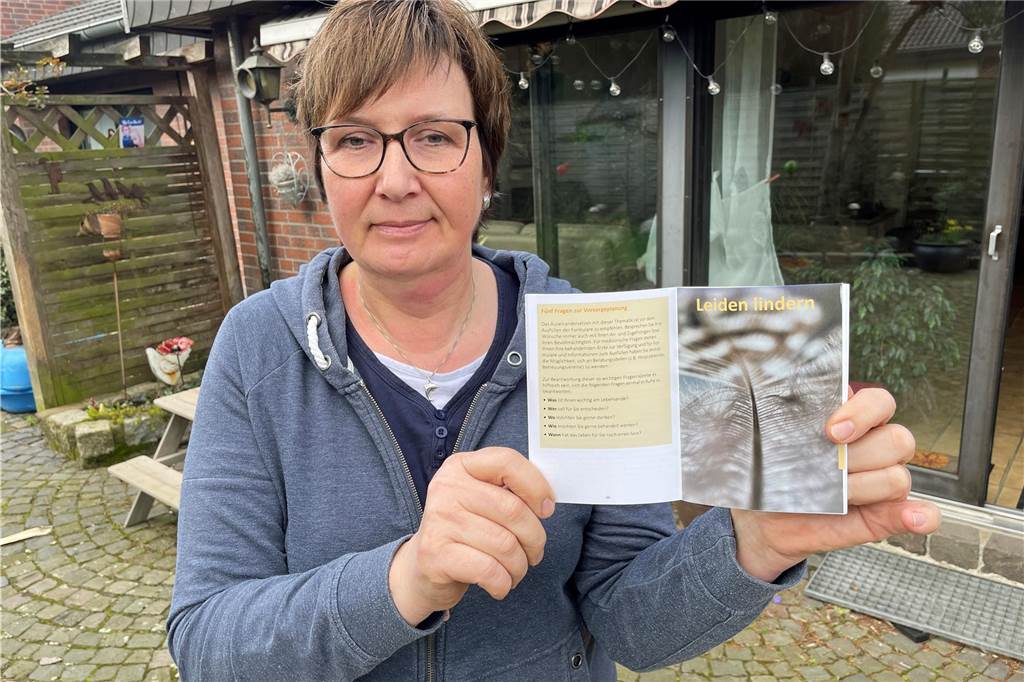 Angelika Osthues im Letzte-Hilfe-Kurs: „Der Tod macht mir keine Angst“ Leiden zu lindern ist ein Thema des Letzten-Hilfe-Lehrganges. Eine Neuauflage in Werne ist für Samstag, 9. September 2023, geplant.