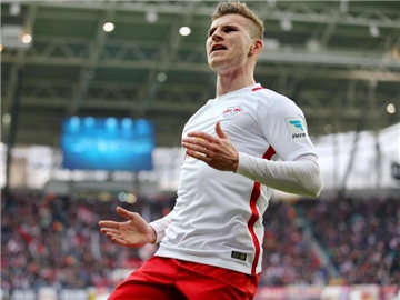 Leipzigs Timo Werner weckte mit seinen Leistungen Begehrlichkeiten. Foto: Jan Woitas