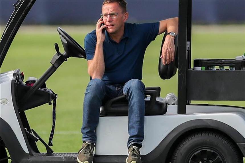 Auch Rangnick musste schon am RB-Strafenrad drehen Leipzigs Trainer Ralf Rangnick war selbst auch schon vom Strafenrad betroffen. Foto: Jan Woitas
