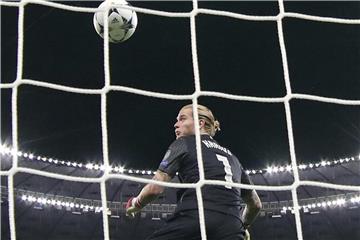Leistete sich im Finale der Champions League gegen Real Madrid zwei unerklärliche Patzer: Liverpool-Keeper Loris Karius. Foto: Pavel Golovkin/AP