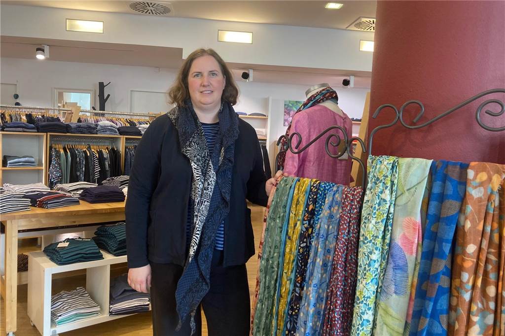 City-Händlerin will nicht vor Drogenproblem kapitulieren Lena Dümer führt das Fachgeschäft Hofius mit eigenem Modelabel an der Olpe.