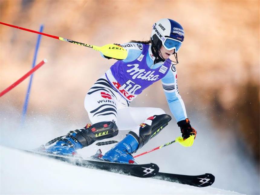 WM-Slalom ein Bonus für deutsche Fahrerinnen Lena Dürr hat beim WM-Slalom nichts zu verlieren. Foto: Marcus Ericsson