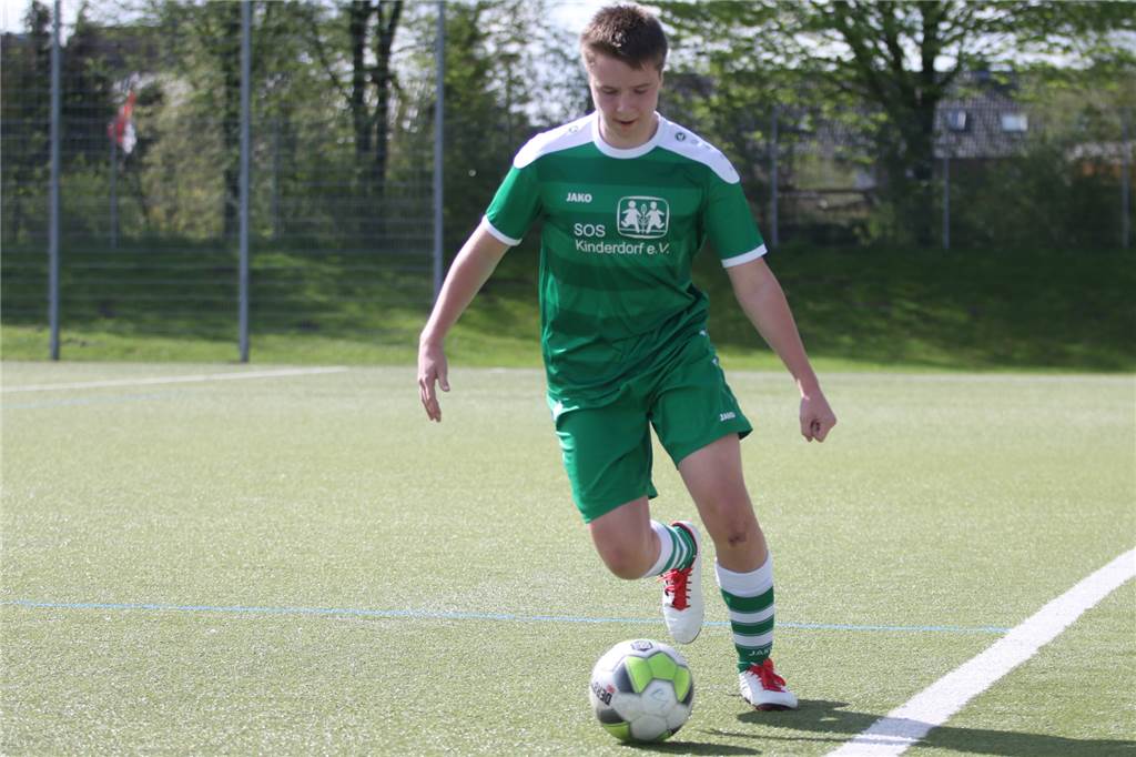 SuS Olfen in die Landesliga? „Warten wir drei Jahre“ Leon Breuer, hier noch als B-Junior, verstärkt die Bezirksliga-Mannschaft des SuS Olfen in der neuen Saison.